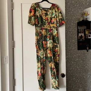 Farm Rio Backless Jumpsuit - L